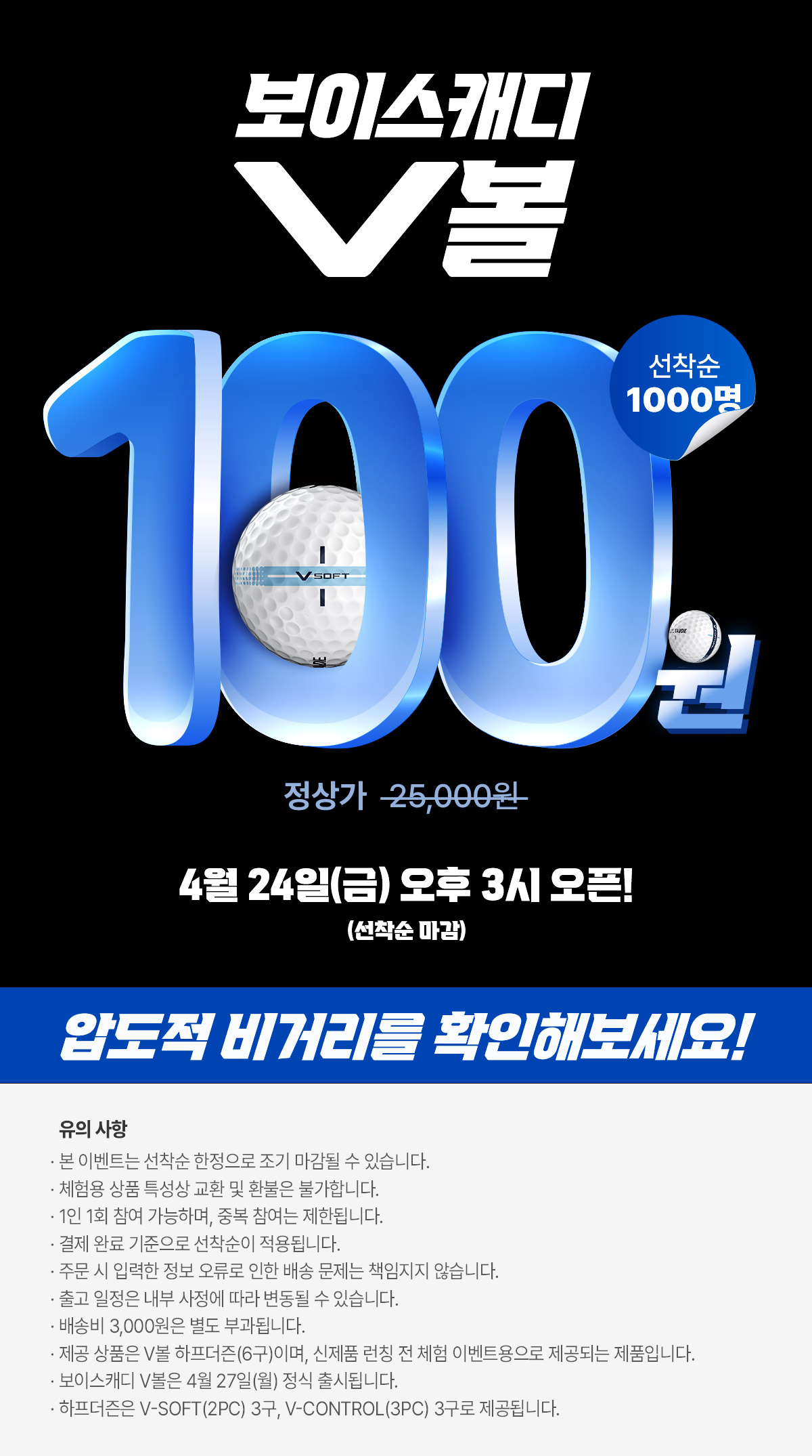 V 골프공 01