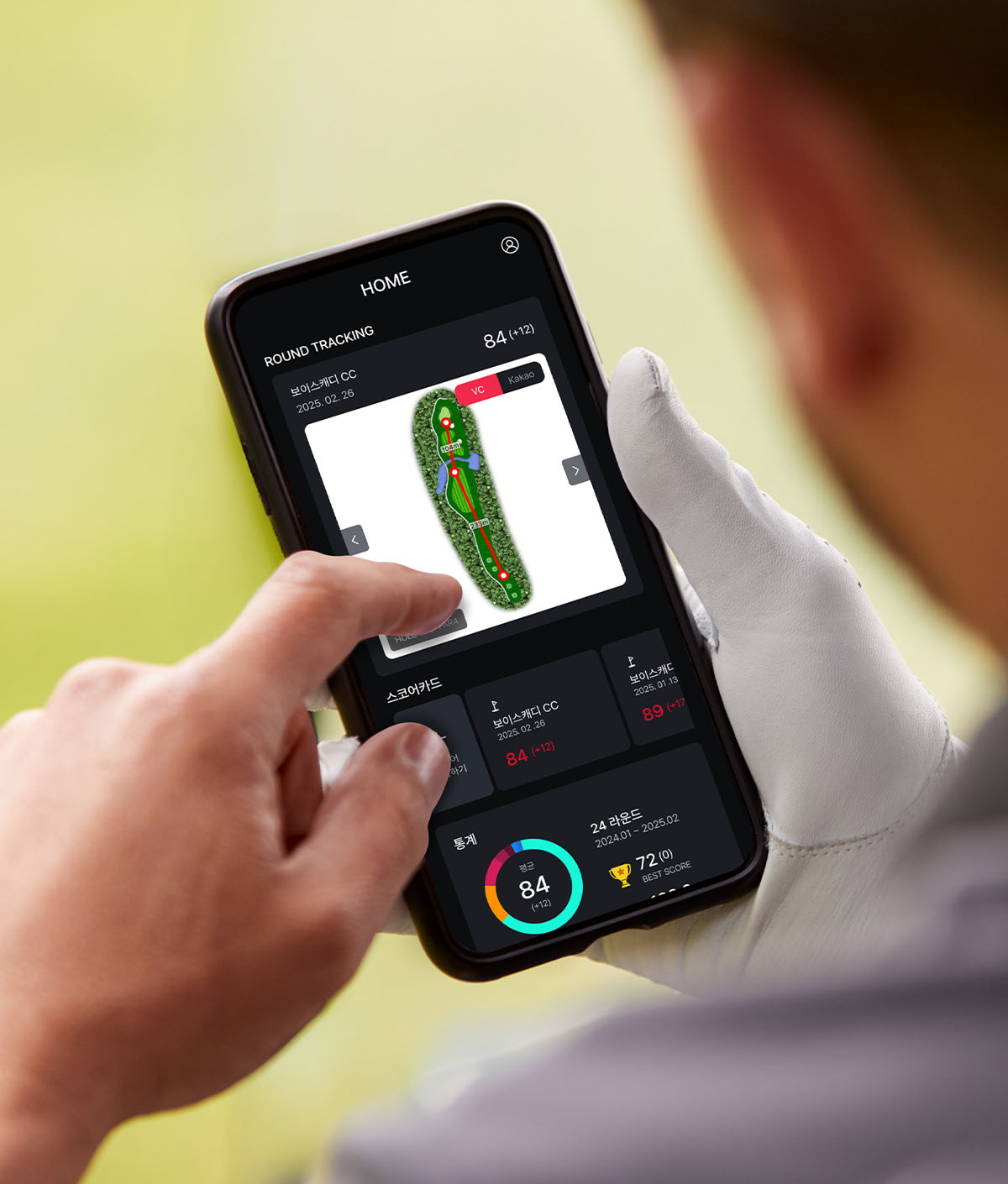 Voice caddie T12 Pro GPSナビ ブラック 이벤트] T12 PRO